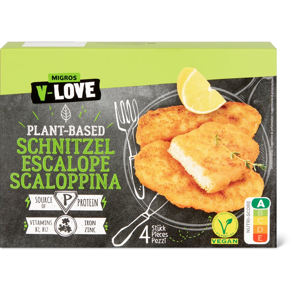 V-Love Schnitzel Vegan - 4 Stück