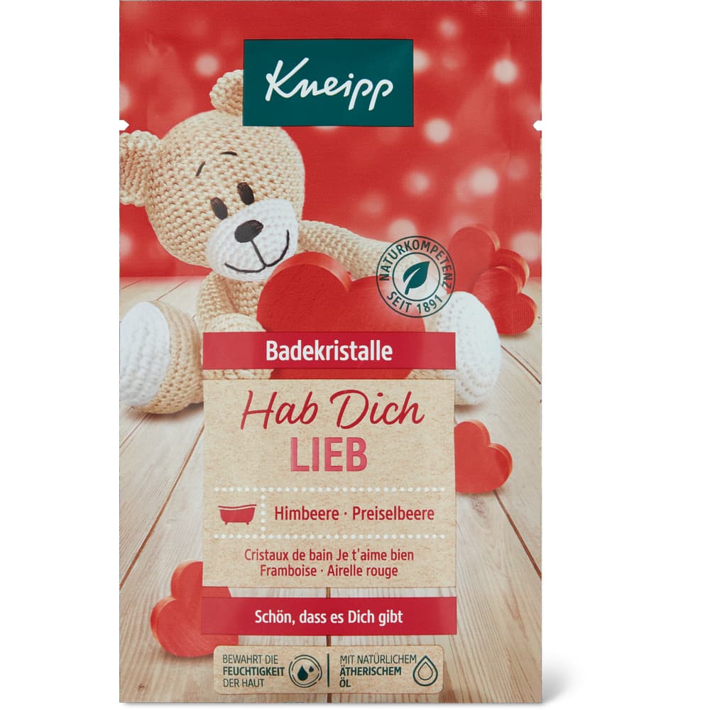 Kneipp Hab dich Lieb Badekristalle Himbeere & Preiselbeere