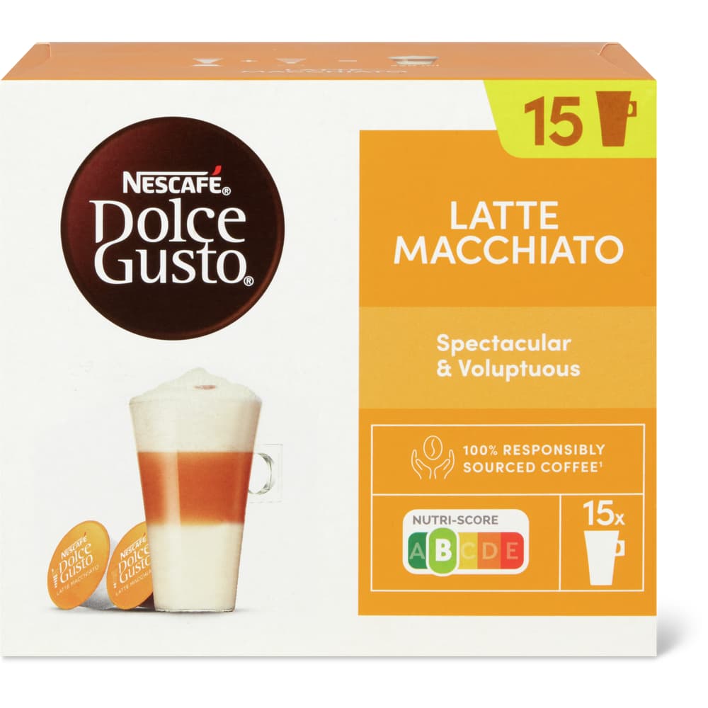 Nescafé Dolce Gusto Kaffee-Kapseln Latte Macchiato, System NESCAFÉ Dolce Gusto