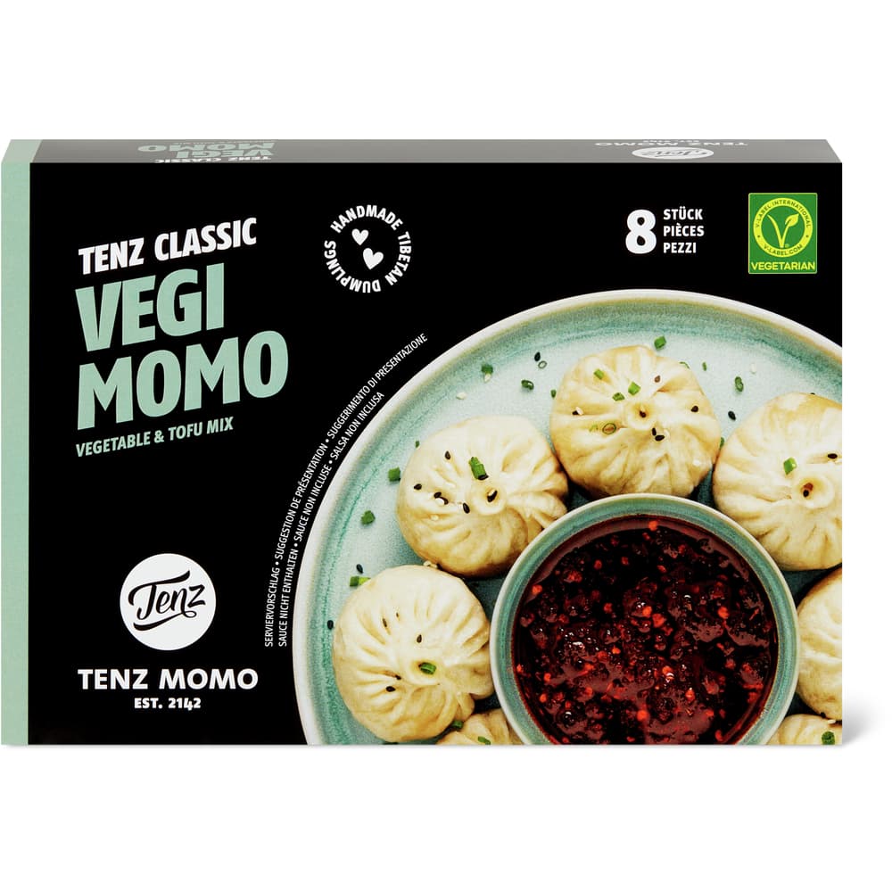 Tenz · Momos · vegetarian • Migros