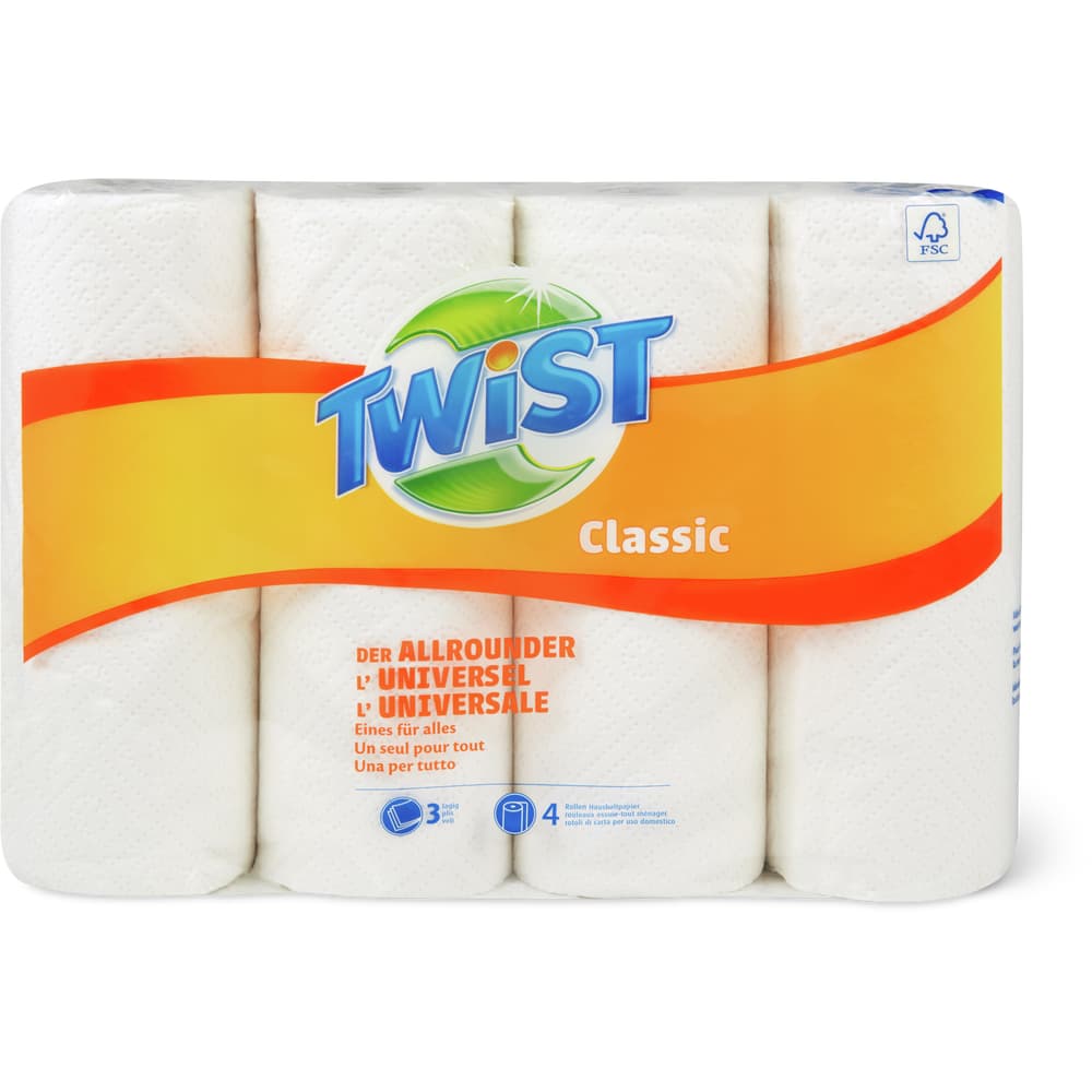 Twist Classic Haushaltpapier 3 Lagig