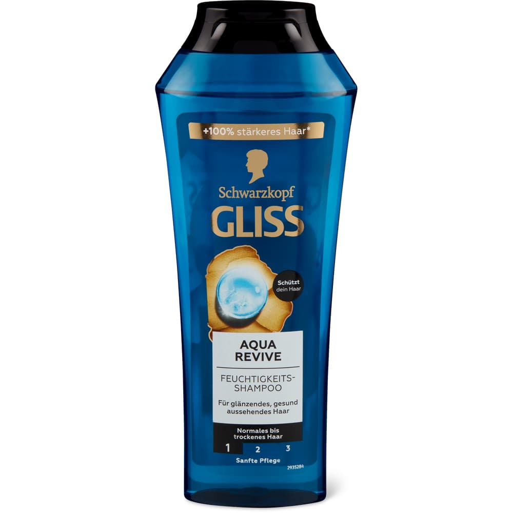 Schwarzkopf Gliss Aqua Revive Shampoo Trockenes, strapaziertes Haar