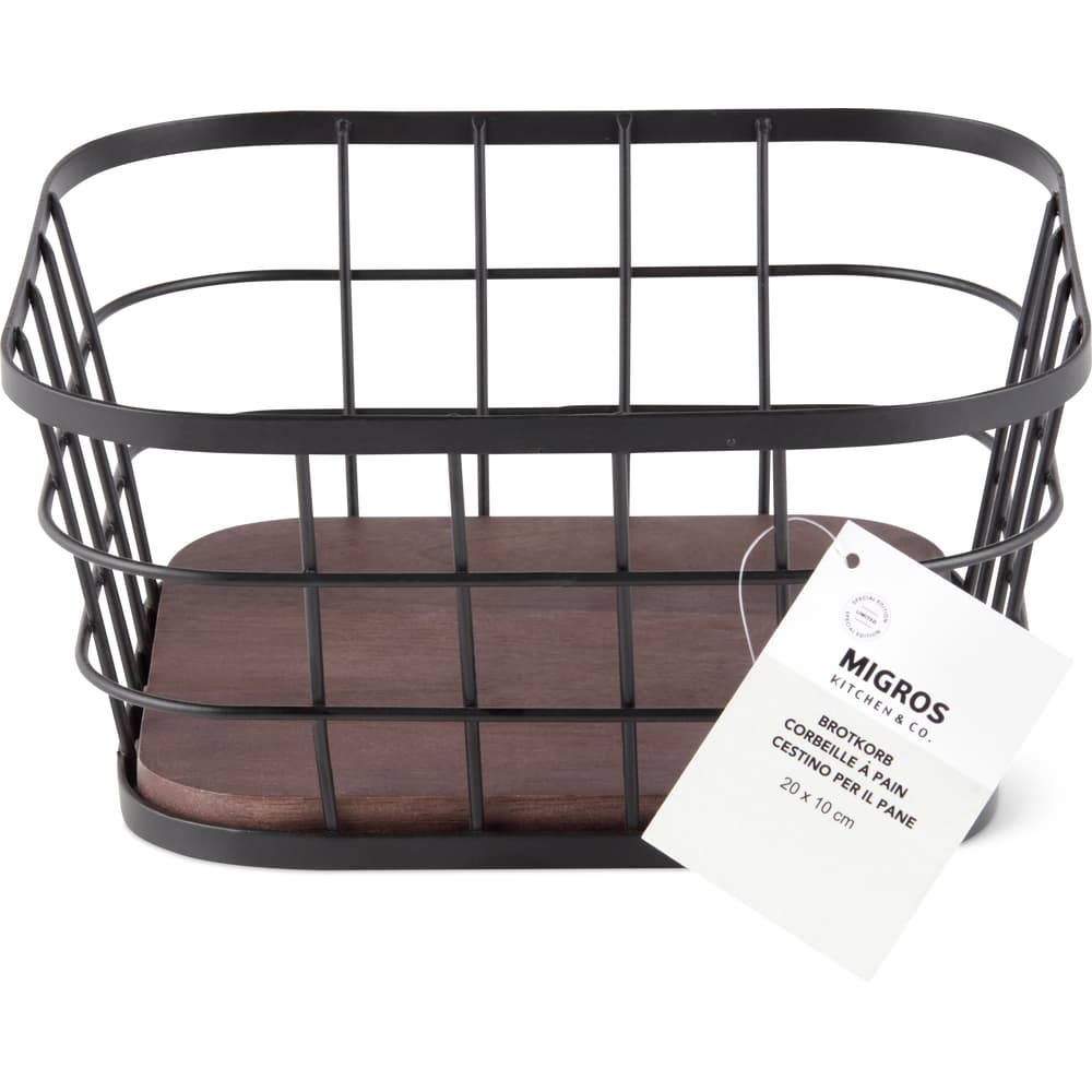 Migros Kitchen & Co. Brotkorb Mangoholz, 20x10cm