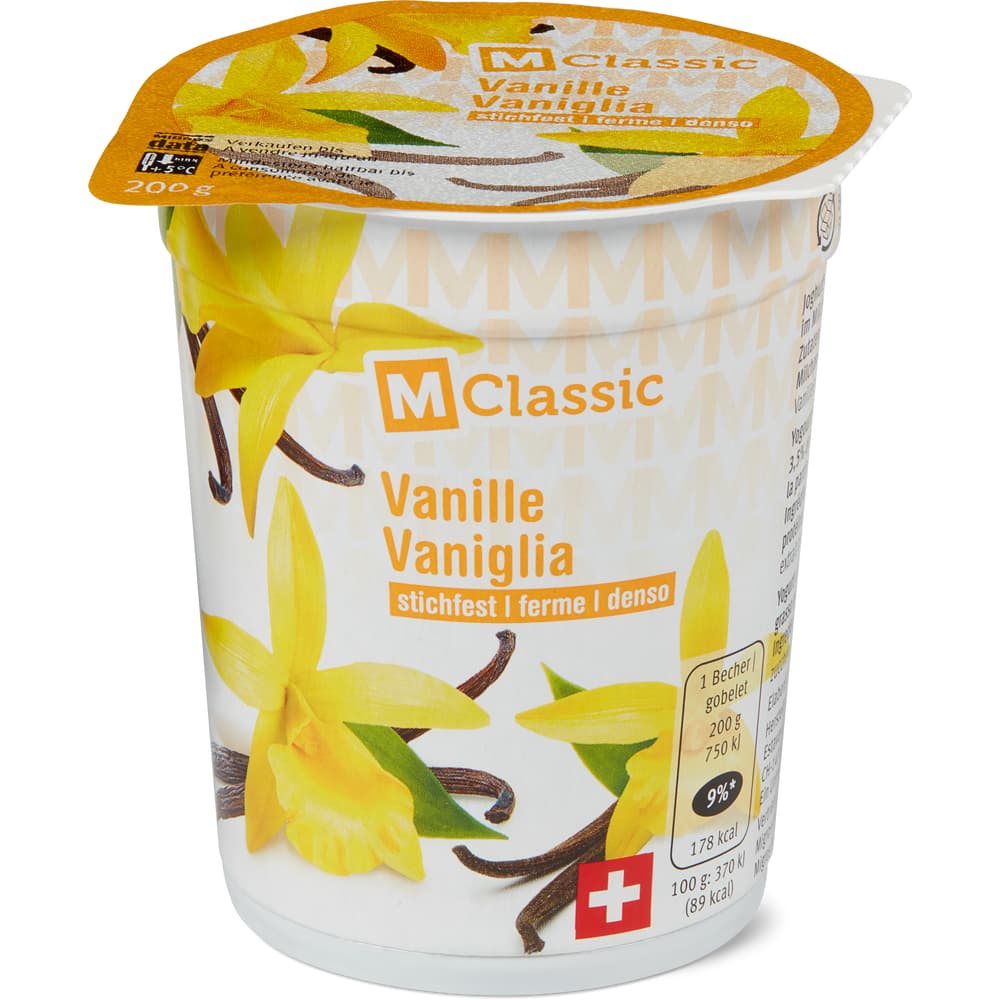 M-Classic Joghurt stichfest Vanille