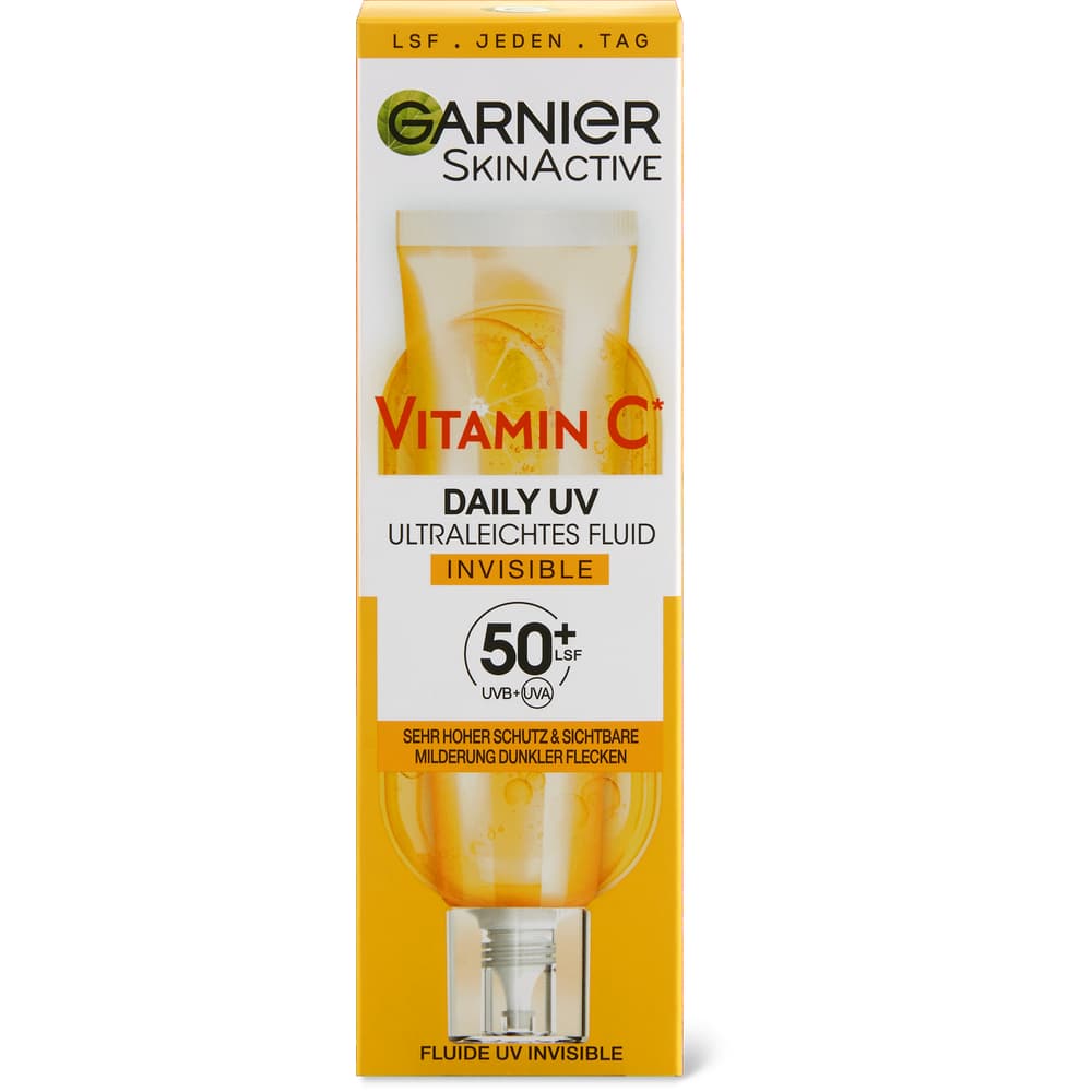 Garnier SkinActive Vitamin C Daily UV Invisible Fluid LSF 50