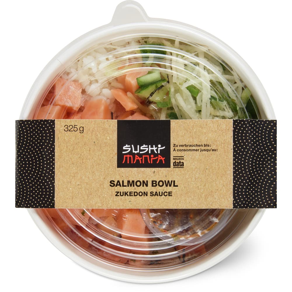 Sushi Mania Poke Bowl Lachs & Zukedon-Sauce