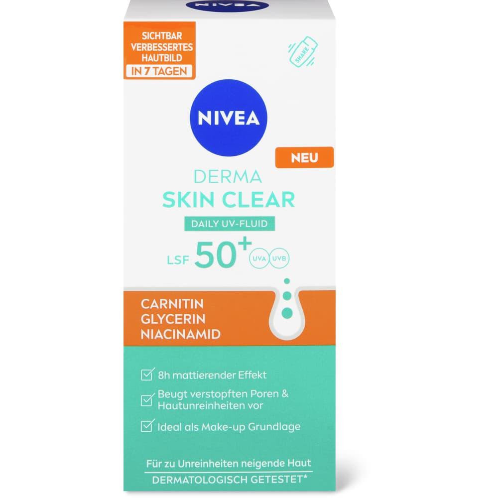 Nivea Derma Skin Fluid LSF50+
