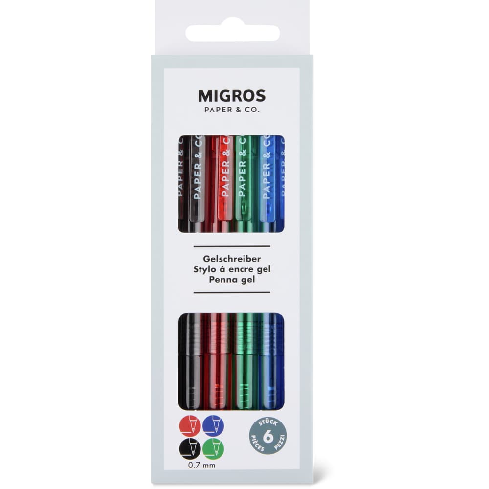 Migros Paper & Co. Tintenroller 1+1, blau