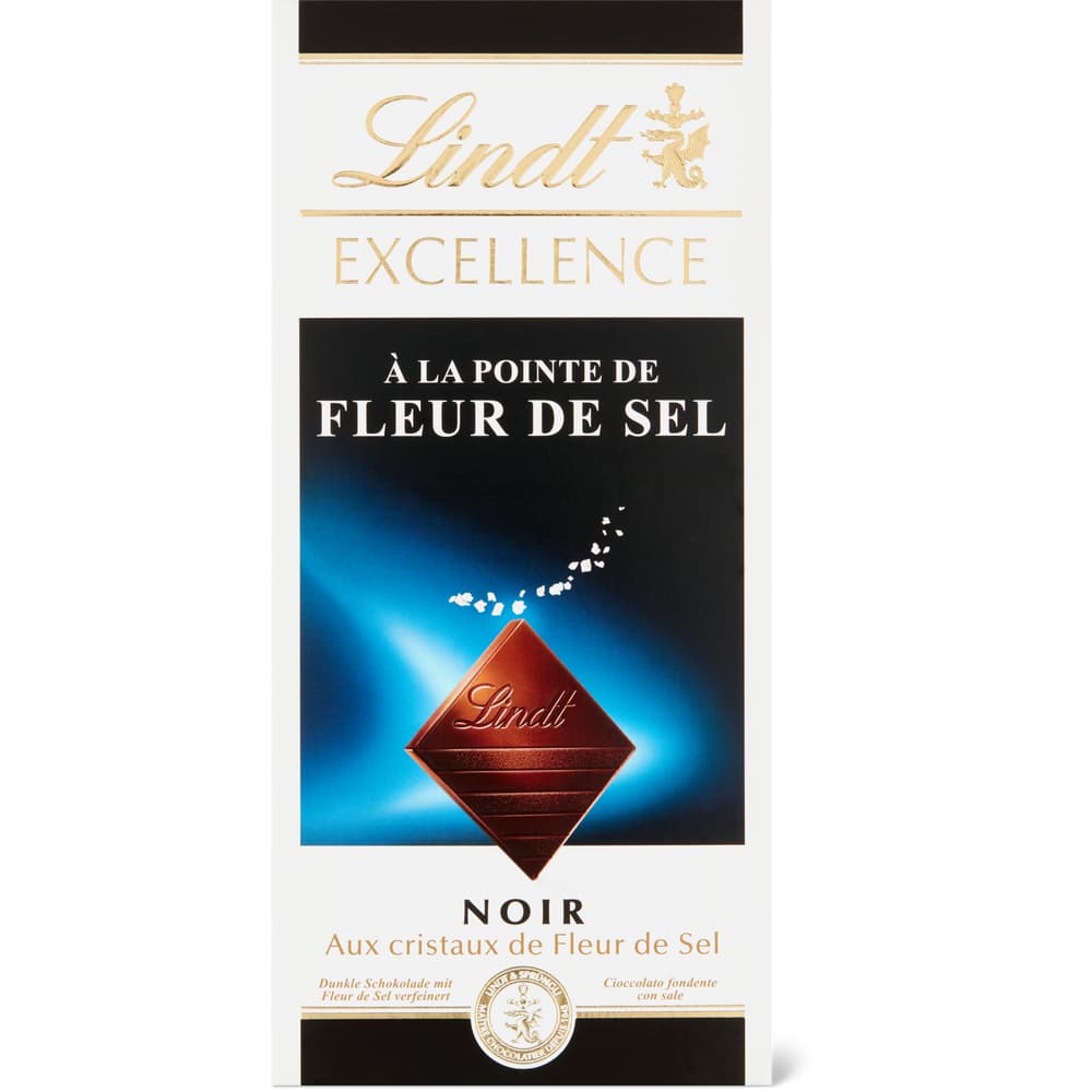 Lindt Excellence Noir à la Pointe de Fleur de Sel