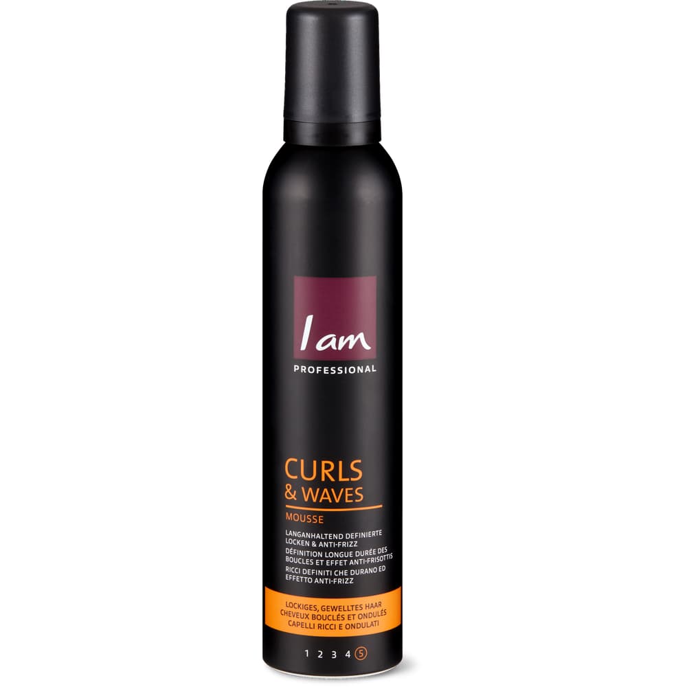 I am Professional Curls & Waves Mousse lockiges & welliges Haar