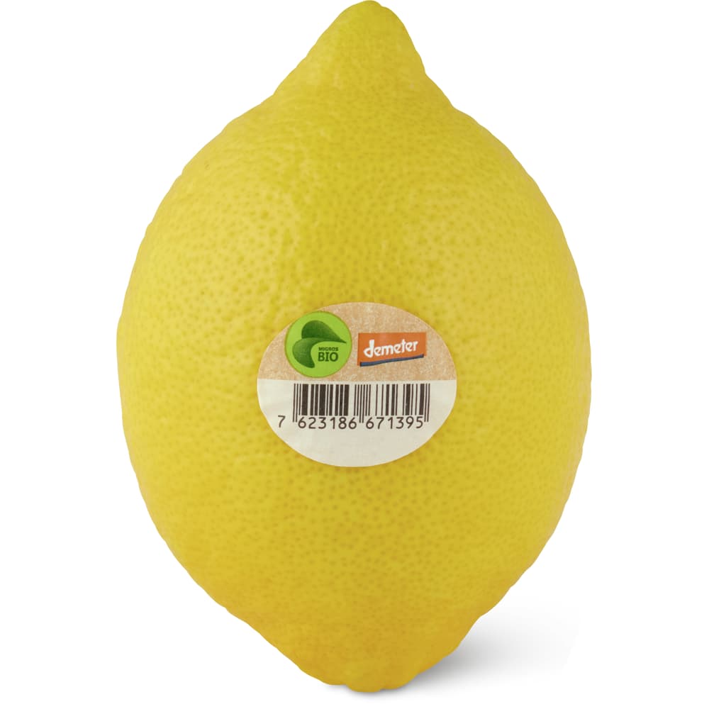 Zitrone Demeter, Bio