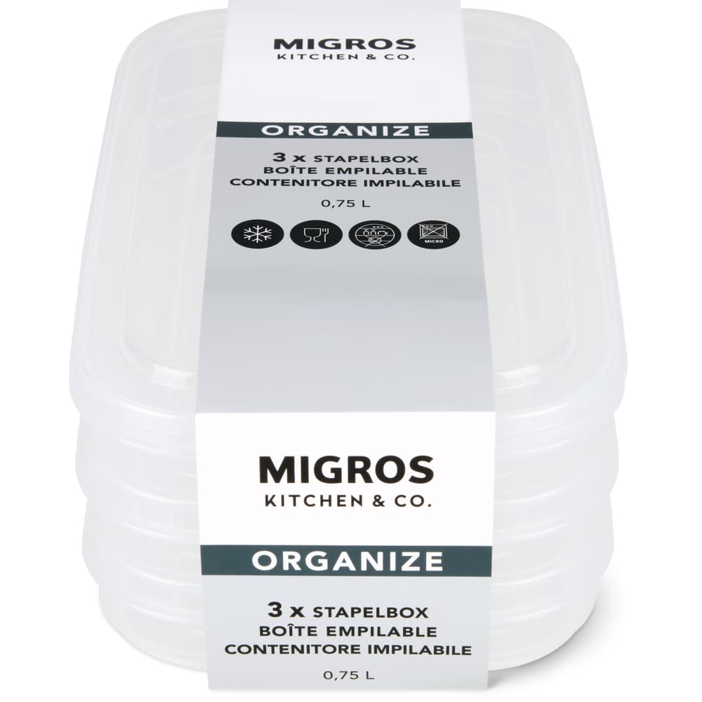 Migros Kitchen & Co. Stapelbox 3fach 0.75l