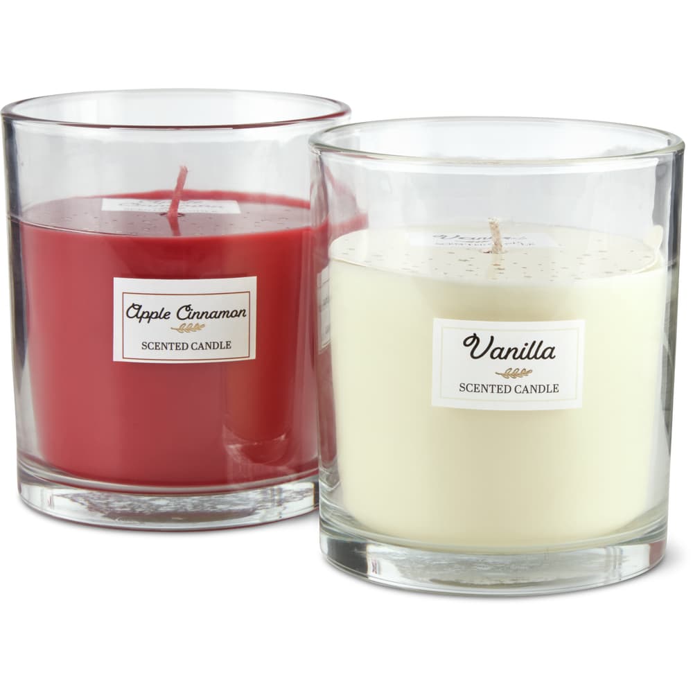 Migros Home Duftkerze 10cm, Vanille & Apfel Zimt