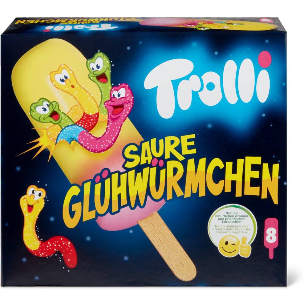 Trolli Wassereis mit sauren Glühwürmchen