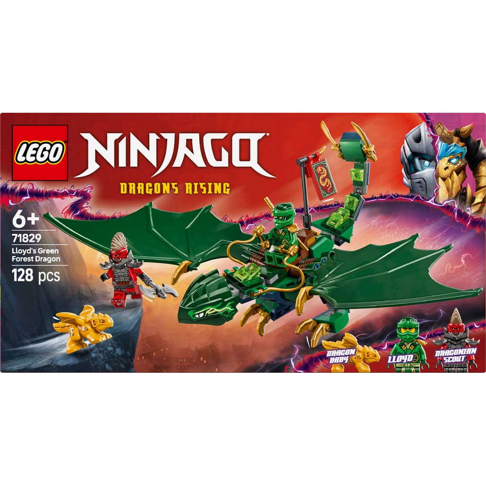 Lego NINJAGO 71829 Lloyds grüner Walddrache