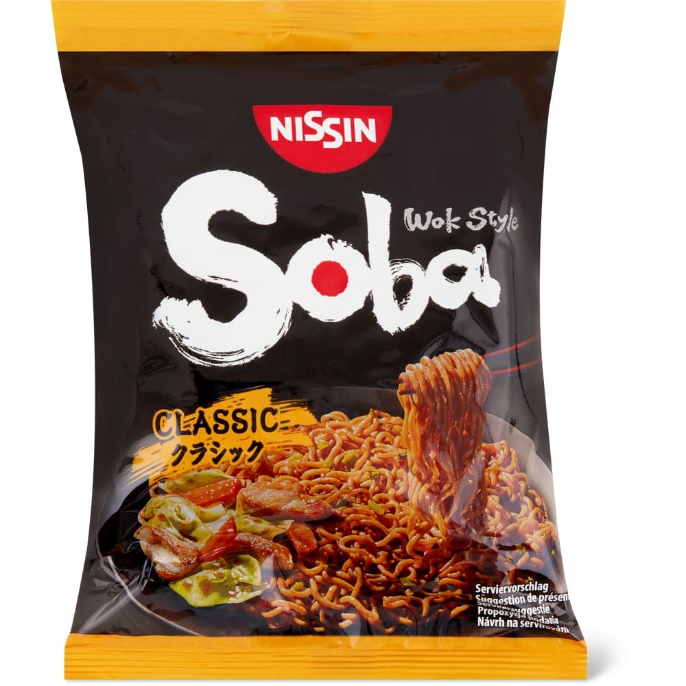 Nissin Soba Instant Noodles Wok Style Classic