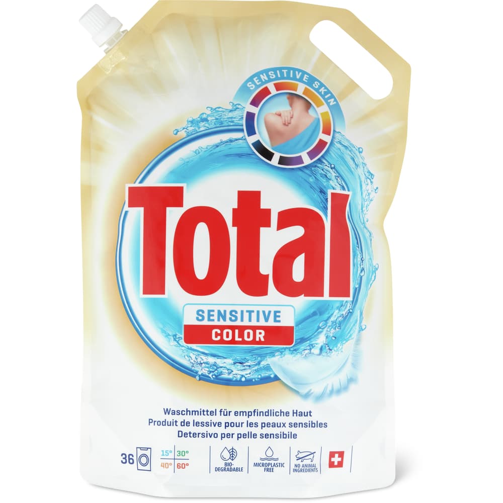 Total Color Sensitive Flüssigwaschmittel 36 Waschgänge