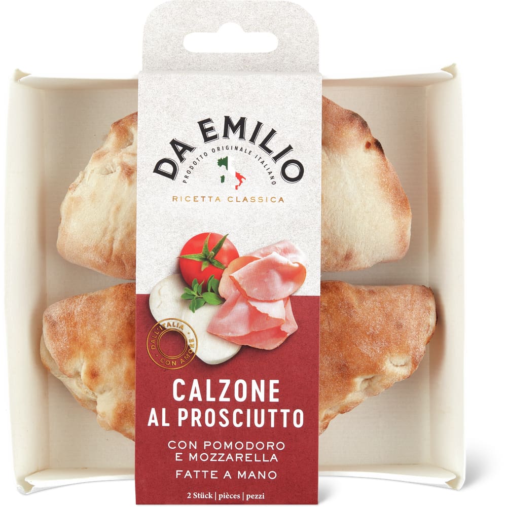 Da Emilio Calzone mit Schinken