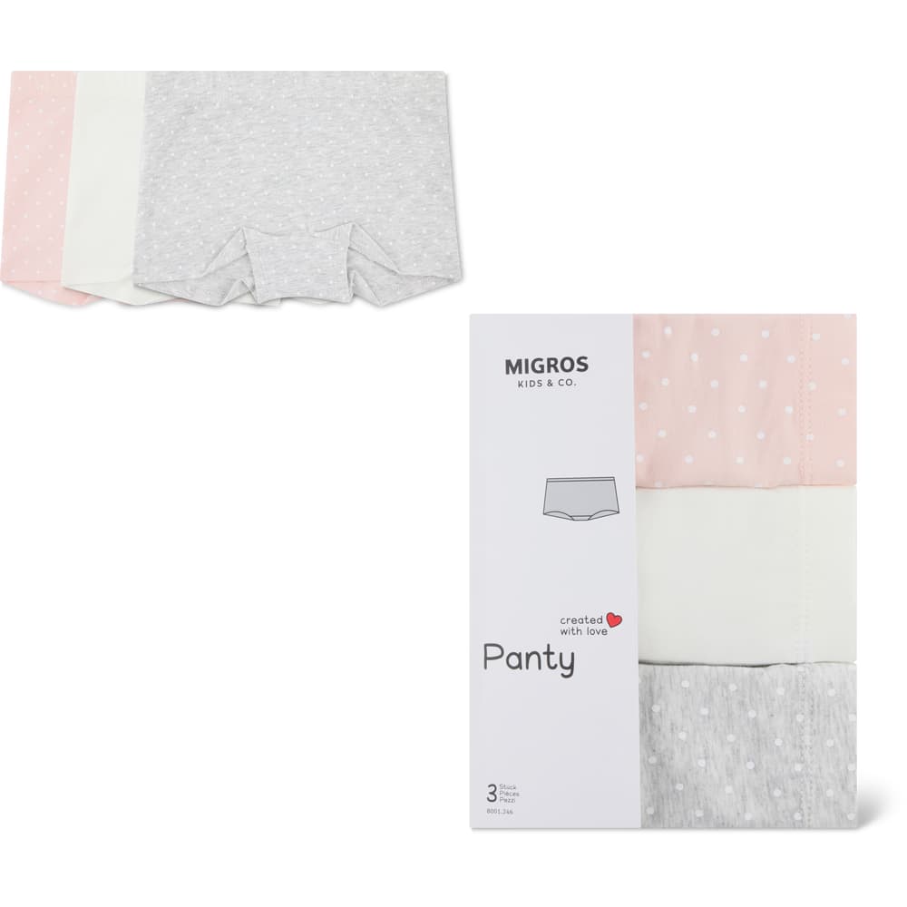 Migros Kids & Co. Kids Panty 3er Pack