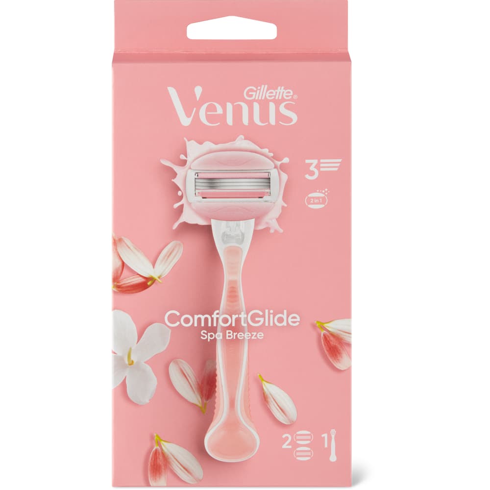 Gillette Venus Comfortglide Rasierer 3 Klingen, Spa Breeze