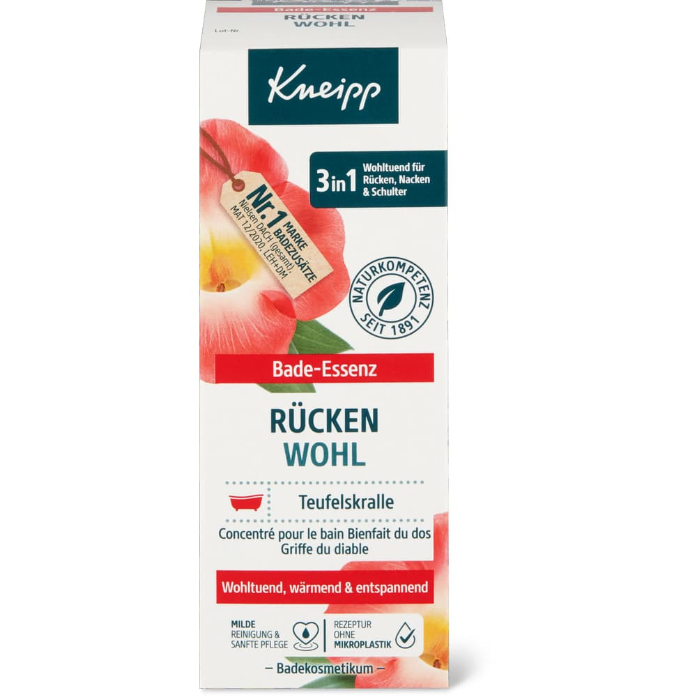 Kneipp Rücken Wohl Badeessenz Teufelskralle
