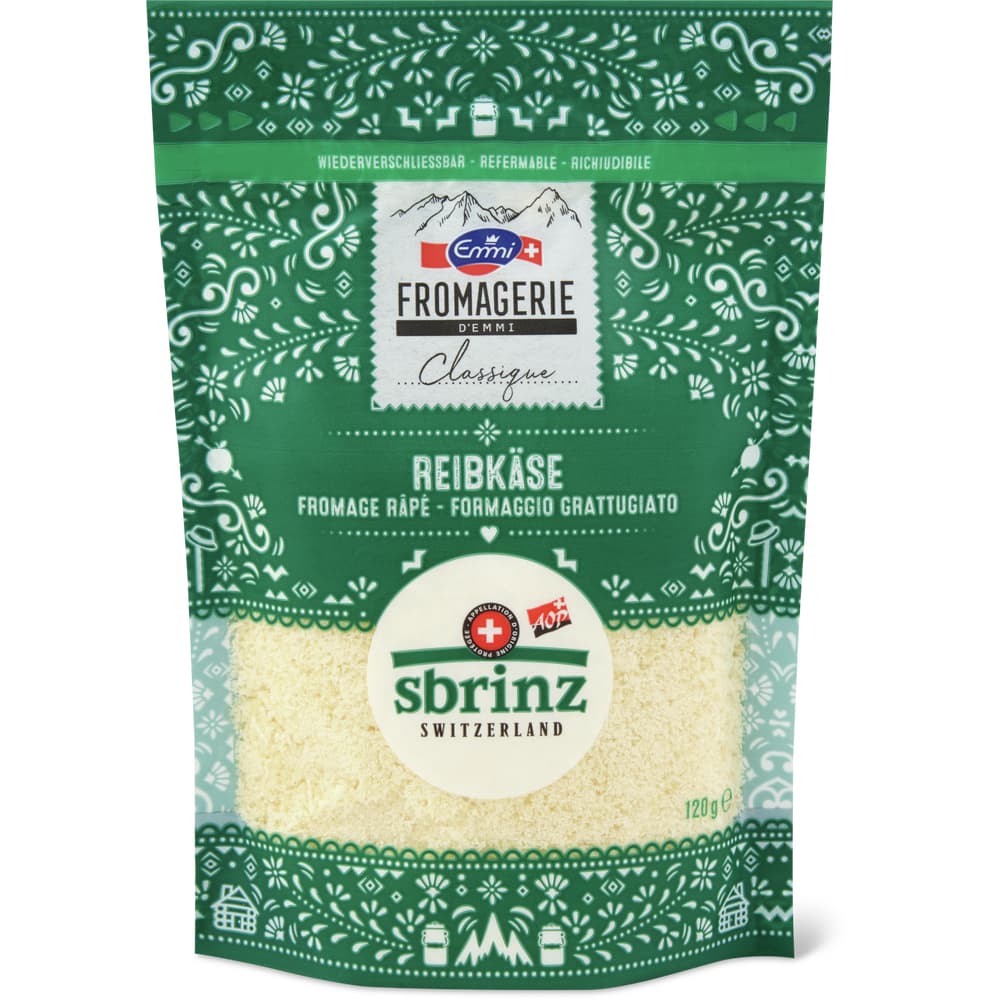 Sbrinz · Grated Cheese • Migros Online