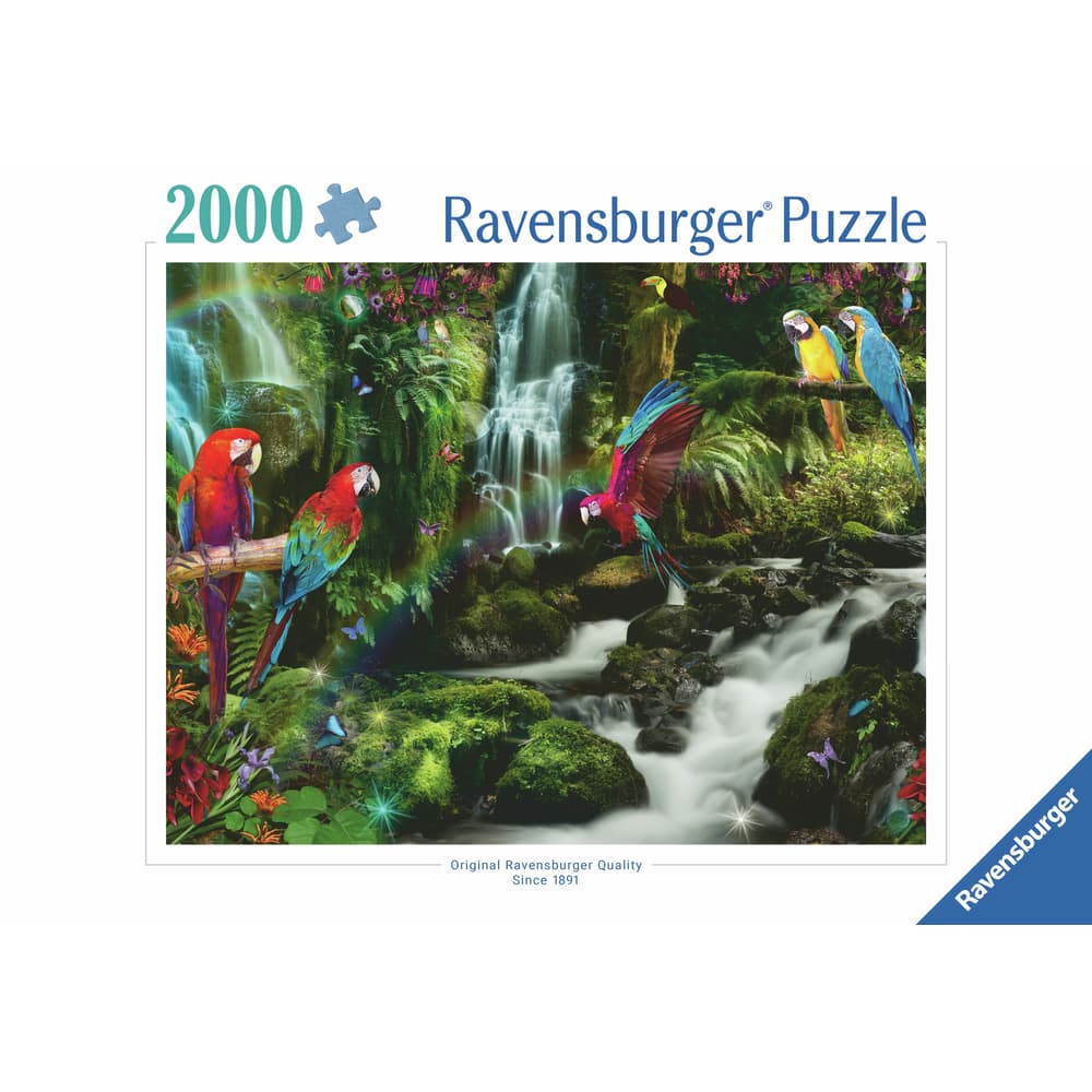 Ravensburger Puzzle Bunte Papageien im Dschungel 2000 Teile