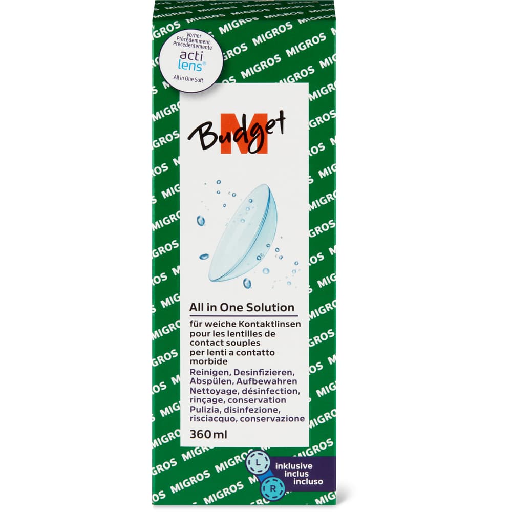 M-Budget · M-Budget All in One Solution • Migros
