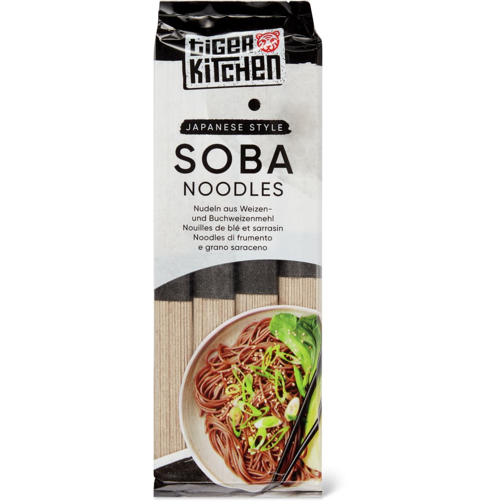 Tiger Kitchen Soba Noodles aus Weizen- und Buchweizenmehl