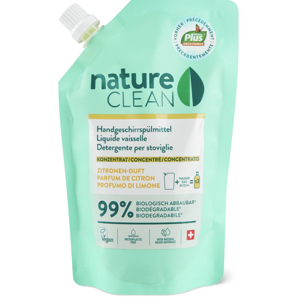 Nature Clean Geschirrspülmittel Konzentrat Zitrone