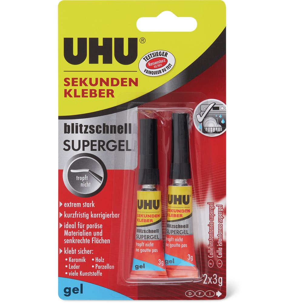 Uhu Sekundenleim 2x3g