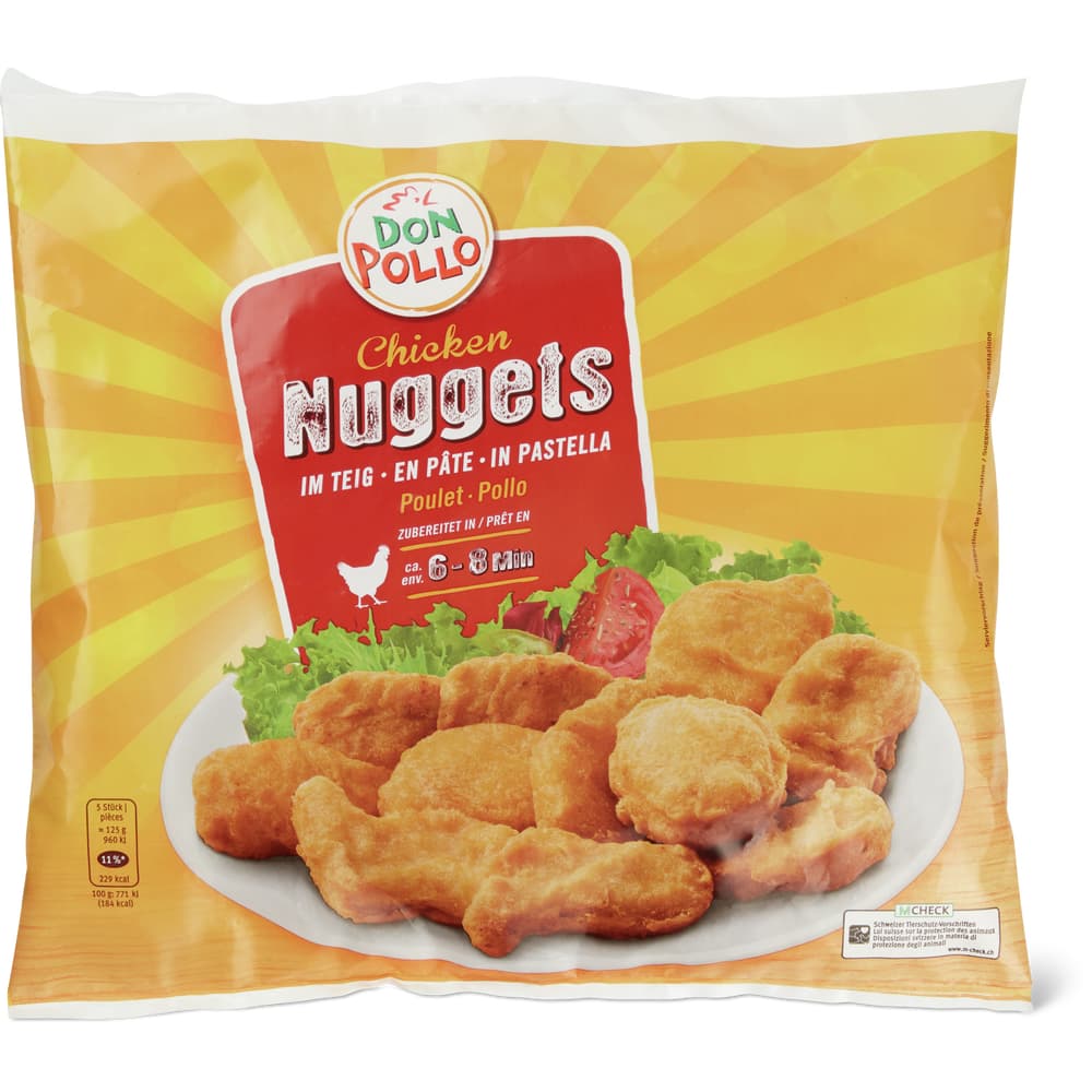 Don Pollo Chicken Nuggets im Teig