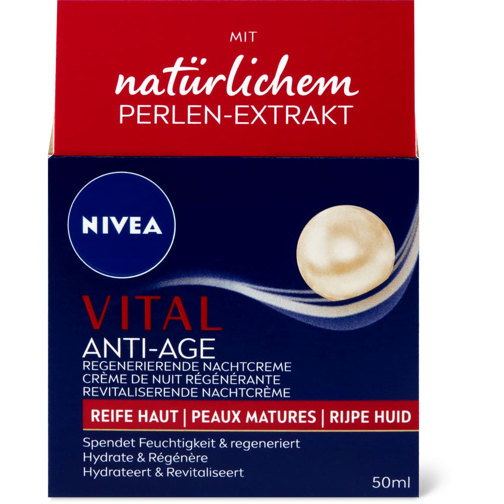 Nivea Vital Regenerierende Nachtpflege Anti-Aging, für reife Haut