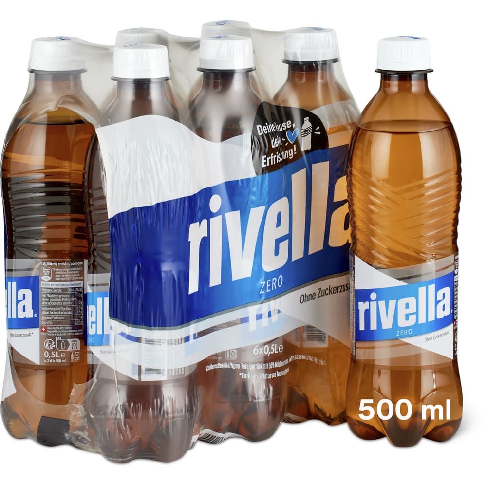 Rivella Kohlensäurehaltiges Tafelgetränk Blau - kalorienarm