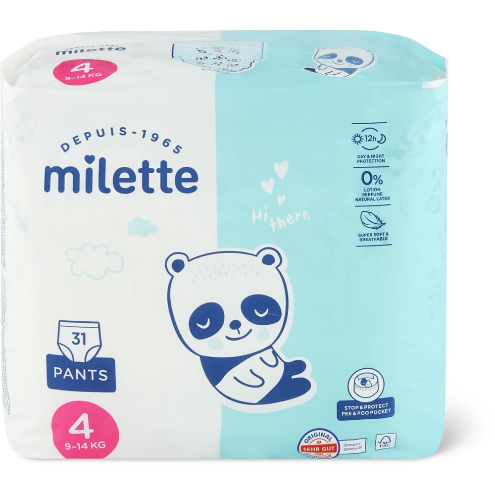 Milette Baby Care Pants Grösse 4, 9-14kg