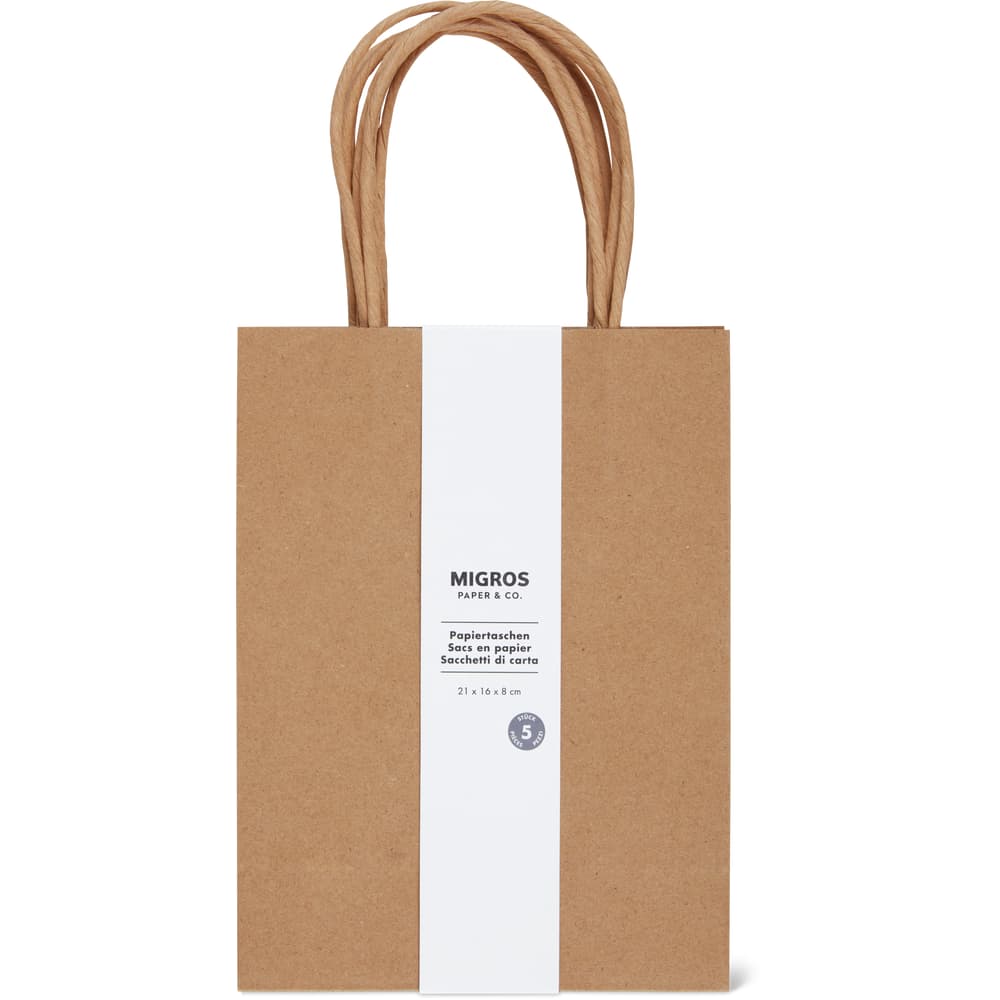 Papiertüten mit Kartoffelmotiv
