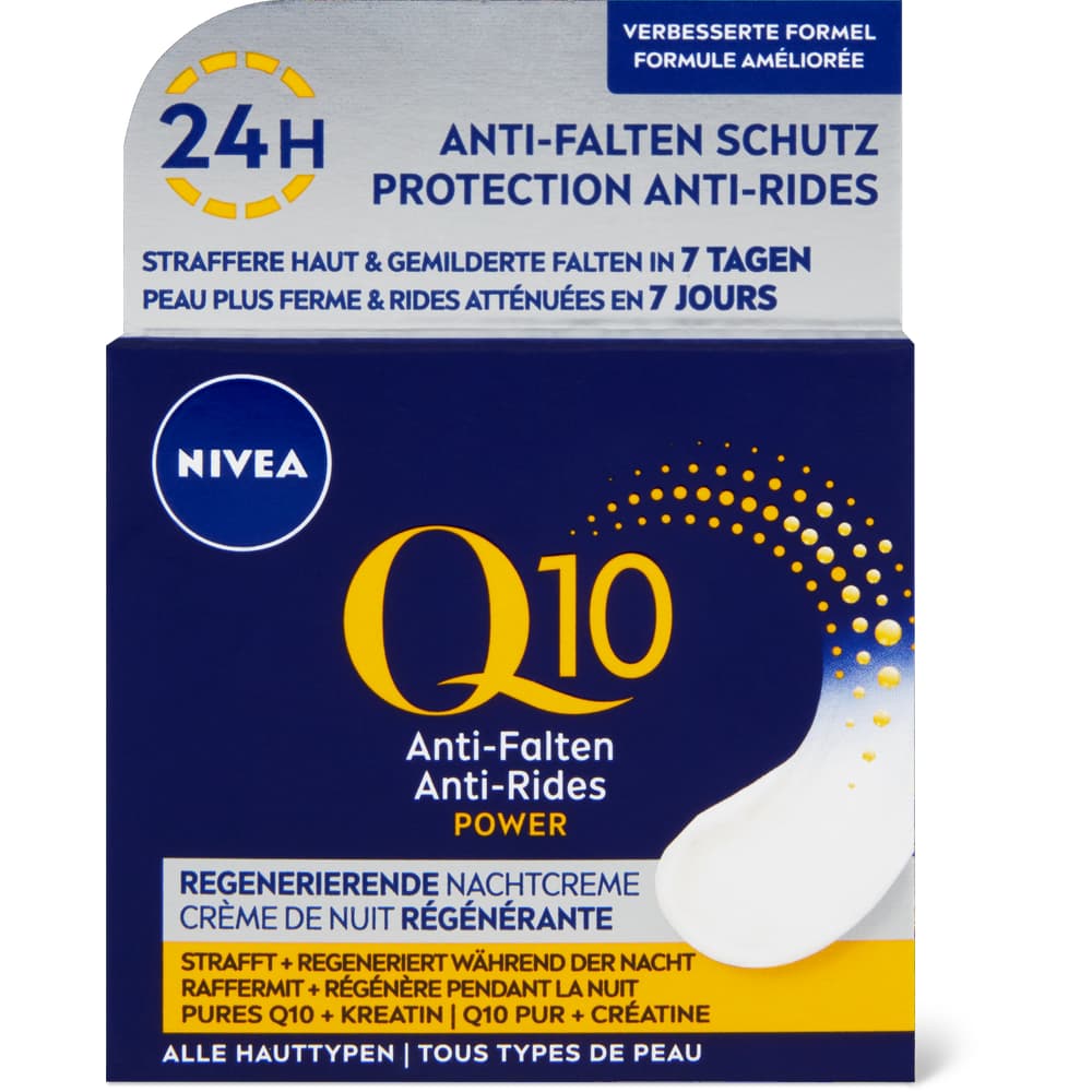 Nivea Q10 Power Anti-Falten Nachtspflege Alle Hauttypen