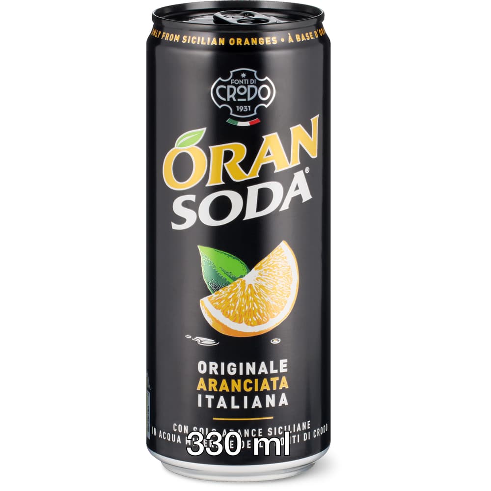 Terme di Crodo OranSoda Limonade Orange