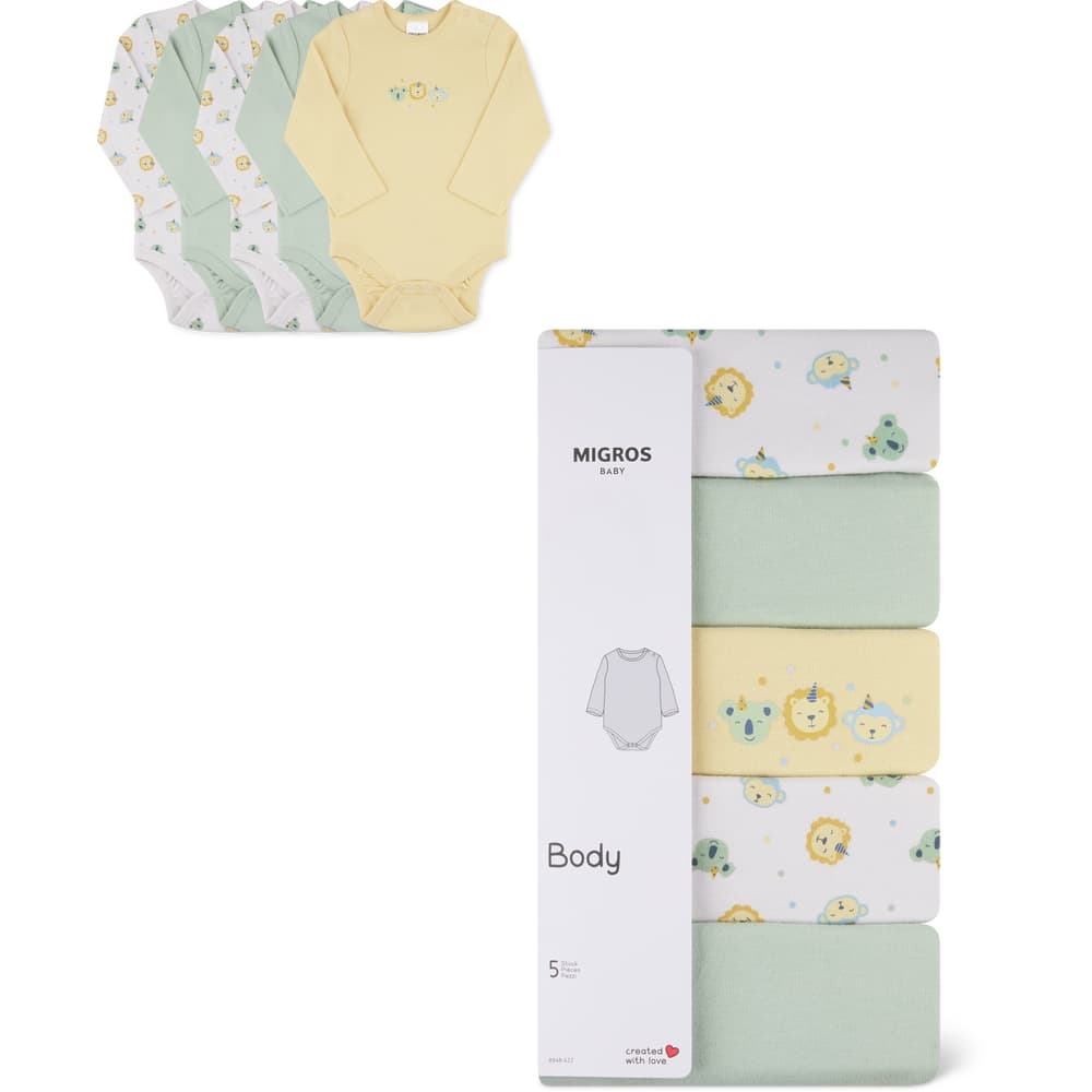 Migros Baby BABY BODY 5-er PACK Better Cotton