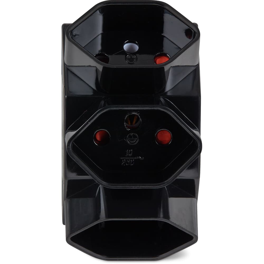 Do It + Garden · Multi-Plug 3 x T13 Fingers · Black • Migros