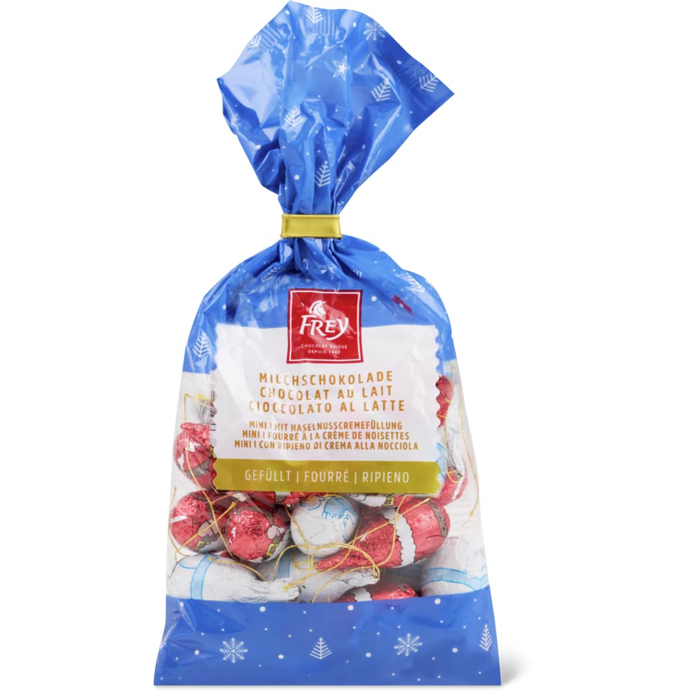 Frey Weihnachtsschokolade Milchschokolade mit Haselnusscreme-Füllung