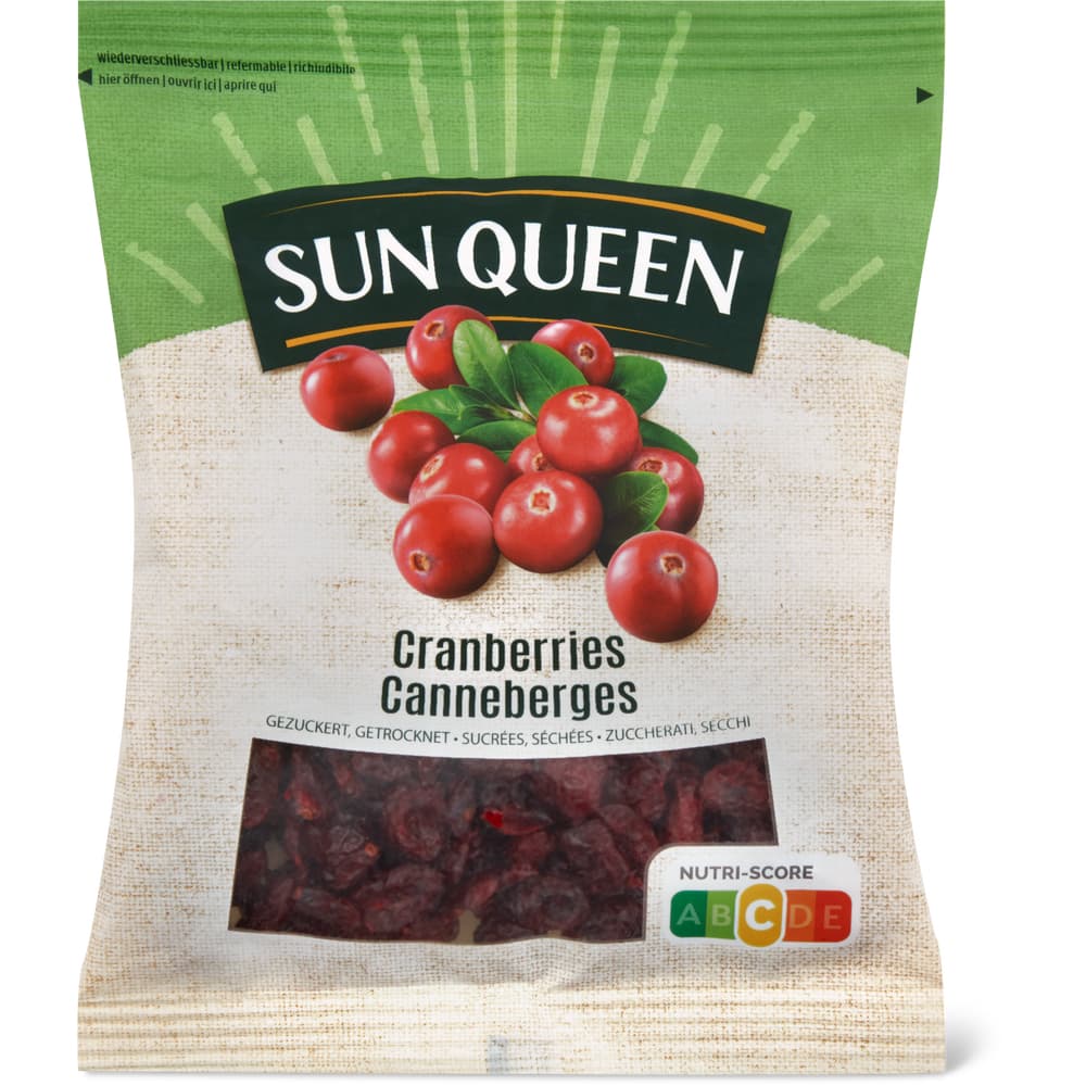Sun Queen Cranberries Gezuckert, getrocknet