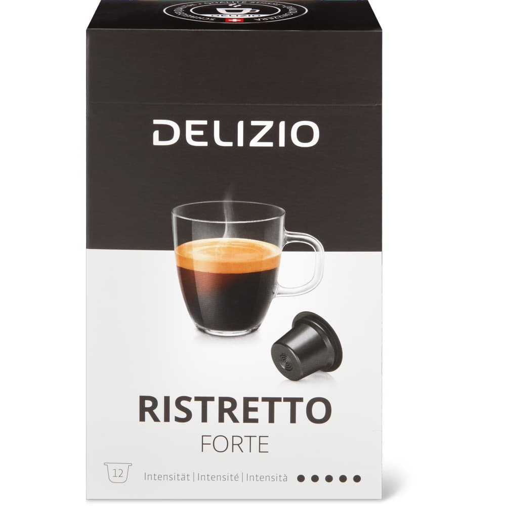 Delizio Röstkaffee in Kapseln, gemahlen, 1/5 Stärkegrad