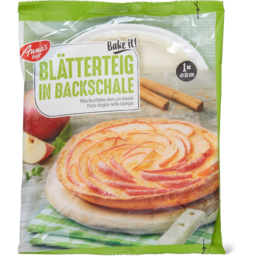 Anna's Best Blätterteigboden in Backschale, vegan