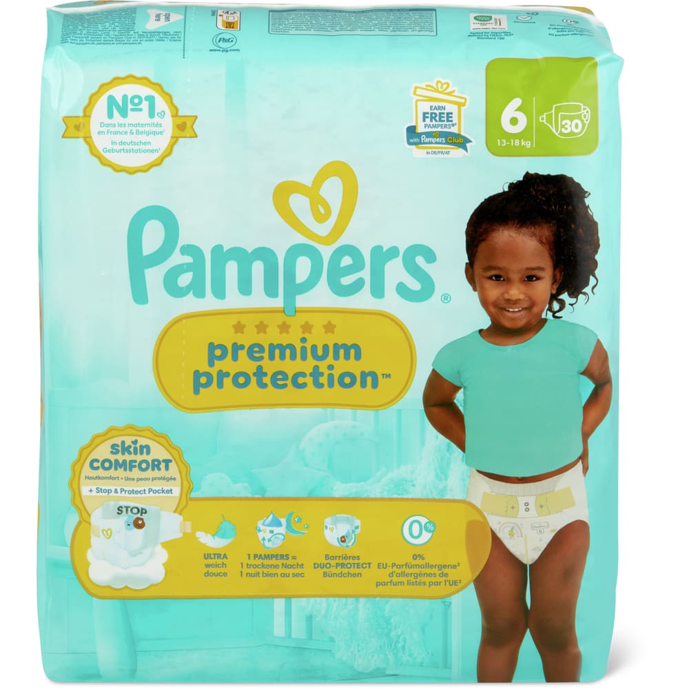 Pampers Premium Protection Windeln Grösse 6, 13-18kg