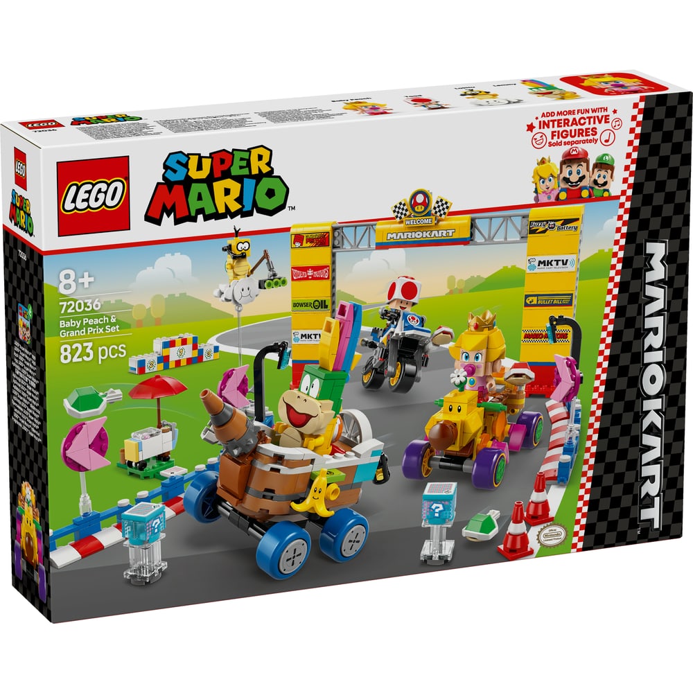 LEGO Super Mario Baby Peach & Grand Prix ab 8 Jahreb