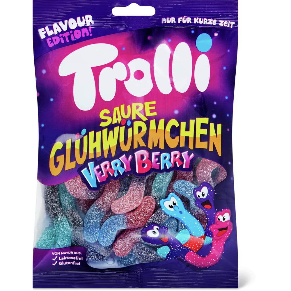 Trolli Schaumzuckerbonbons Glühwürmchen