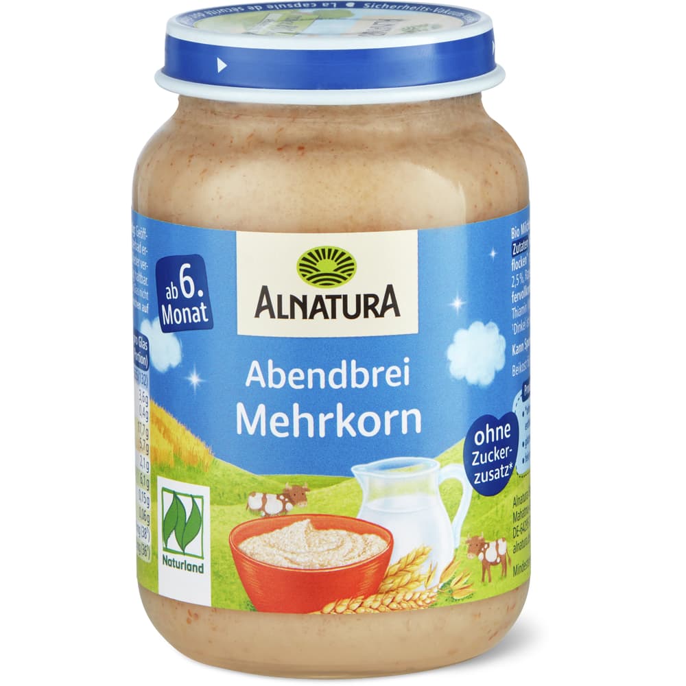 Alnatura Abendbrei Mehrkorn Ab 6 Monaten