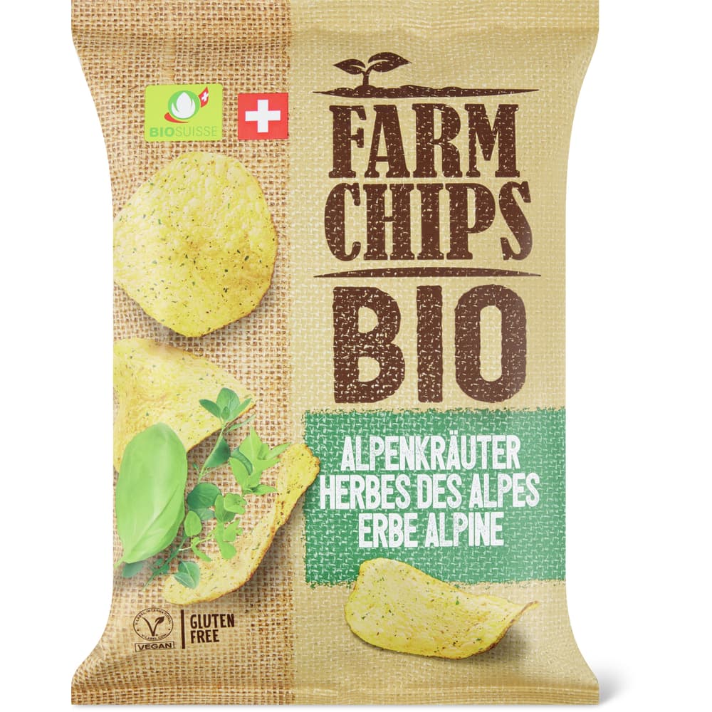 Farm Chips Alpenkräuter Bio, glutenfrei