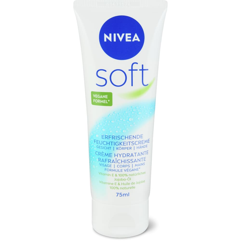 Nivea Creme Soft Soft erfrischende Feuchtigkeitscreme Tube